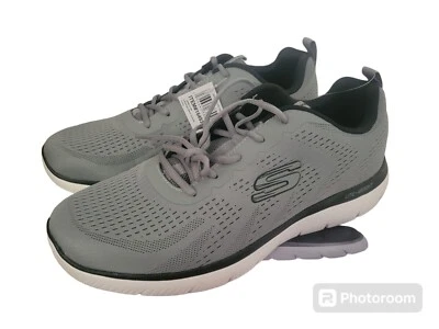 СЕРЫЕ мужские Skechers Flex пена с эффектом памяти дышащие кроссовки для бега ходьбы РАЗМЕР 13 - Изображение 1 из 3