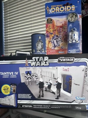 Star Wars TANTIVE IV CORREDOR con TROPO DE FLOTA REBELDE y Droides R2-D2 Nuevo en Caja Kenner Foto 1 de 2