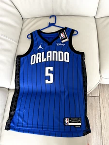 Nike Orlando Magic Statement Jersey Authentic Pinstripe 48 L NBA Paolo Banchero - Picture 1 of 5