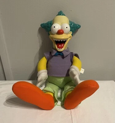 2001 Playmates Crusty The Clown Pull String Plush House Of Horror — 第 1/4 张图片