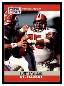 1990 Pro Set #31 TONY CASILLAS Atlanta Falcons ~D5Q