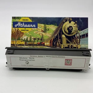 POWERED ATHEARN 50 FOOT REEFER GENERAL AMERICAN REFRIGERATOR MILK 5345 W/BOX - Picture 1 of 8