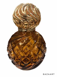 Vintage Duftlampe aus goldfarbenem Glas mit goldenem Deckel, Diffusor - Bild 1 von 5