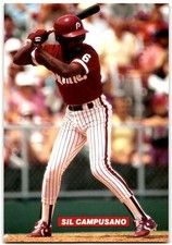1990 Philadelphia Phillies Photocards Sil Campusano