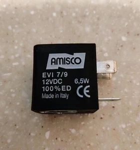 Amisco EVI 7/9 12VDC 6,5W 100% ED Made in Italy NEW Solenoid - Picture 1 of 6