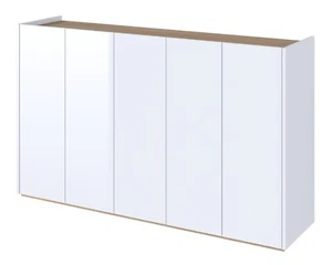 Kommode Easy EA-01 Wohnzimmerschrank 156x95x40 cm 5 türiger Highboard - Bild 1 von 16