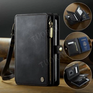 Leder Reisepasshüllen Hülle Ausweis Kreditkarte Reisepassetui Paket Brieftasche - Bild 1 von 78