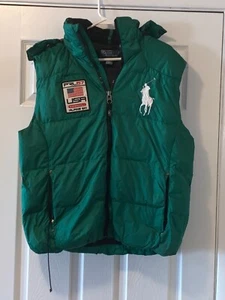 RALPH LAUREN RL67 USA DOWNHILL ALPINE SKI LARGE CHEST PIT TO PIT 23" LENGTH 25" - Picture 1 of 4