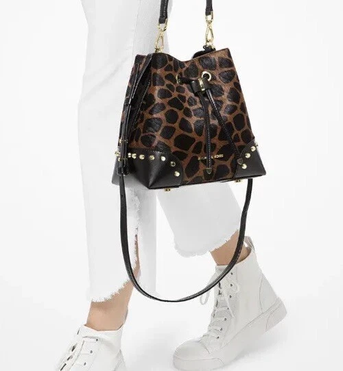 Bolso de hombro Michael Kors $358 Mercer Gallery pequeño cubo cartera de becerro NUEVO con etiquetas Foto 1 de 4