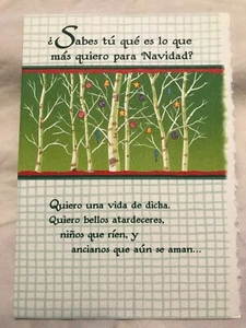 Artes Monte Azul - Navidad -Sabes tu que es lo que mas quiero para.."(A31) Nuevo - Picture 1 of 4
