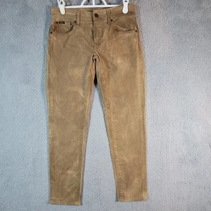 Polo Ralph Lauren Womens Tompkins Skinny Crop Jeans Brown SZ 25R Casual Workwear - Picture 1 of 11