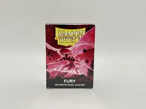 Dragon Shield Fury Matte Dual Sleeves Standard Size 100ct - Picture 1 of 4