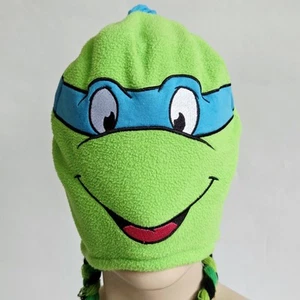 TMNT Leonardo Miguel Ángel Sombrero Reversible Adolescente Mutante Tortugas Ninja Invierno - Imagen 1 de 13