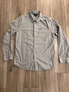 Volcom Men's Long Sleeve Casual Shirt, Light Gray, Size Large - Picture 1 of 5