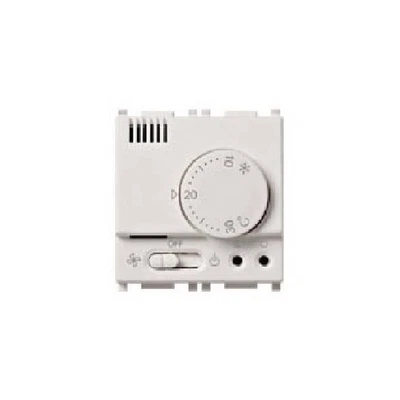 VIMAR PLANA TERMOSTATO ELETTRONICO 230V 2 MODULI COLORE BIANCO 14440 - Immagine 1 di 2
