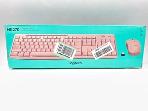 Logitech MK270 Bezprzewodowa klawiatura i mysz Combo dla systemu Windows, 2,4 GHz Wireless - Zdjęcie 1 z 3
