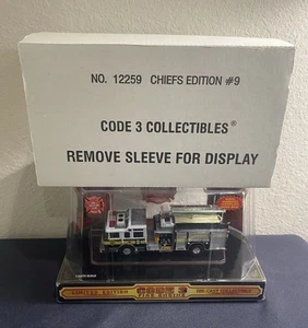 Code 3 Model #12259 Chief's Edition #9, Pierce Dash Top Mount Pumper - Picture 1 of 9