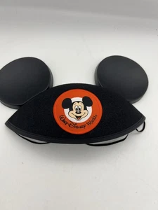Vintage Walt Disney World Mütze Kappe Druckknopflasche schwarz Mickey Mouse Patch Herren Park - Bild 1 von 4
