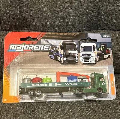 Modellauto Majorette Mercedes Actros Lastwagen Mülleimer Umluft 18cm 1/87 2025 - Bild 1 von 4