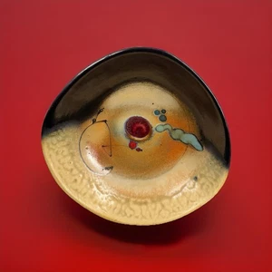 Loren Lukens Studio abstrakte Kunstkeramik Schüssel - 7" Durchmesser - Bild 1 von 23