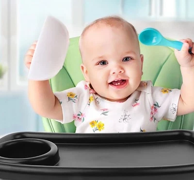 Сменная коляска обеденная тарелка для детей, держатель для телефона планшета черный - Изображение 1 из 4