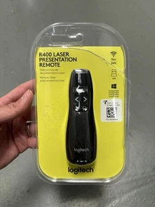 Logitech R400 Laser Presentation Remote - Black New Open Box - Afbeelding 1 van 1