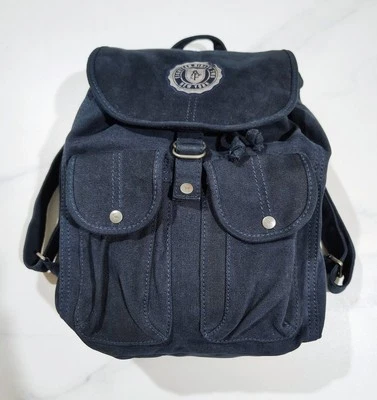 Abercrombie & Fitch назад темно-синий женщин Messenger сумка сумочка холст - Изображение 1 из 4