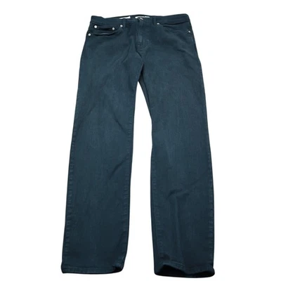 Pantalones de mezclilla elásticos Club Monaco Jeans para hombre 31x32 azules súper ajustados salón de té Foto 1 de 4