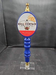BLUEGRASS BREWING CO. HELL FOR CERTAIN BEER TAP HANDLE Single Batch #7~666 - Picture 1 of 8