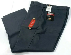 NEW 32x30 MENS DICKIES ORIGINAL 874 WORK PANTS CHARCOAL GRAY 32x30 - Picture 1 of 2