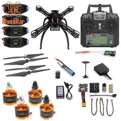 Pro DIY 310 330 360 Full Kit FPV Drone 2.4G 10CH RC 4-Axis Quadcopter Radiolin - Bild 1 von 4