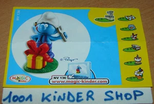 KINDER NV NV136 SCHLÜMPF SCHTROUMPF SMURF BPZ EUR/GRECE - Photo 1/2
