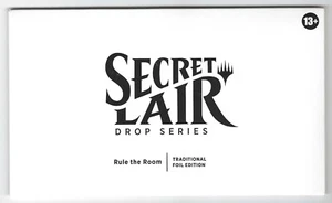MTG Secret Lair Rule the Room [SEALED NON-FOIL] Magic The Gathering - Picture 1 of 3
