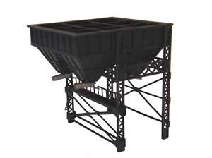 N Scale Advance 1001 Coal Supply Tank for Steam Engine Coaling Station Paper Kit - Picture 1 of 3