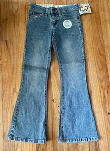 NWT Girl’s 8R LEE RIDERS Adjustable Waist Stretch Denim Flared Jeans - Picture 1 of 6