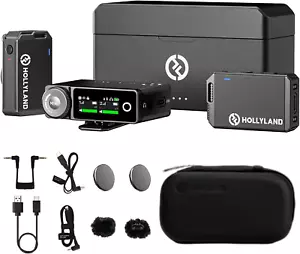 Hollyland Lark Max Duo Wireless Lavalier Microphone System DSLR iPhone Android - Picture 1 of 9