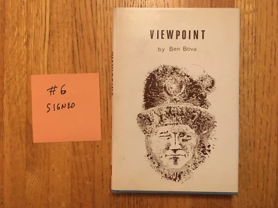 Viewpoint Ben Bova, NESFA Press for Boskone 1977, Copy 6 Signed LE HC DJ - Image 1 of 4