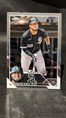 2023 Topps Chrome Lenyn Sosa RC Chicago White Sox #114 - Image 1 of 2
