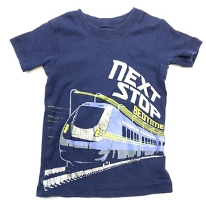 just one you made by carters pajama short sleeve t-shirt next stop bedtime - Picture 1 of 4