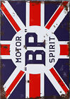 BP Motor spirit, retro metalowy znak / tablica dla mężczyzny jaskinia pub bar dom garaż szopa A4