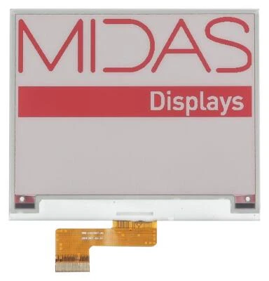 E-Paper Display Module 400 X 300 Pixels Black / Red On White 3.3V Reflective Spi - Image 1 of 4