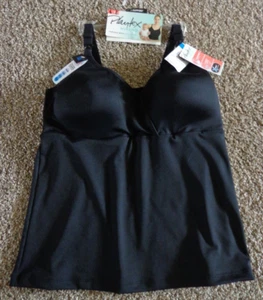 Camisola PLAYTEX enfermería/maternidad nueva con etiquetas talla XL con sujetador negro X-Temp 42B,C,D y 40DD - Imagen 1 de 8