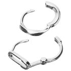 1 Pair Safety Pin Earrings Paper Clip Earrings Mini Ear Jewelries for Men Women