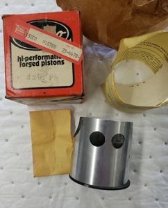 WISECO PISTON 229PS  250 YAMAHA DT, MX 1976-1979  W RING & WRIST PIN CLIPS - Picture 1 of 6