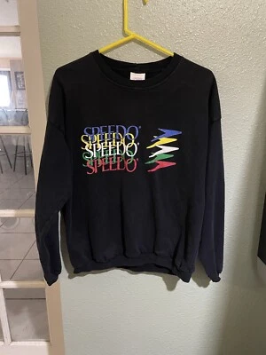 Suéter masculino Speedo vintage tamanho L pulôver tripulação raro!! - Imagem 1 de 4