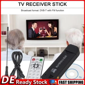 DVB-T DAB FM USB 2.0 Stick Digital TV Odbiornik antenowy Tuner transmisji wideo - Zdjęcie 1 z 7