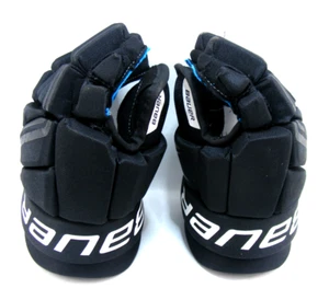 Bauer Vapor Ice Hockey Gloves 12 Inch 30cm Black White Like New Condition - Picture 1 of 7