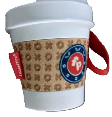 Muy bonita taza de café Fisher-Price LATTE 2016 4" mordedor juguete infT Foto 1 de 4