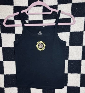 Volcom M Medium Floral Crop Tank Top - Picture 1 of 4