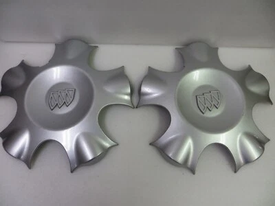 BUICK LESABRE 2001 SILVER CENTER CAPS - SET OF 4 - 4033- 9594253 - OEM Foto 1 de 4